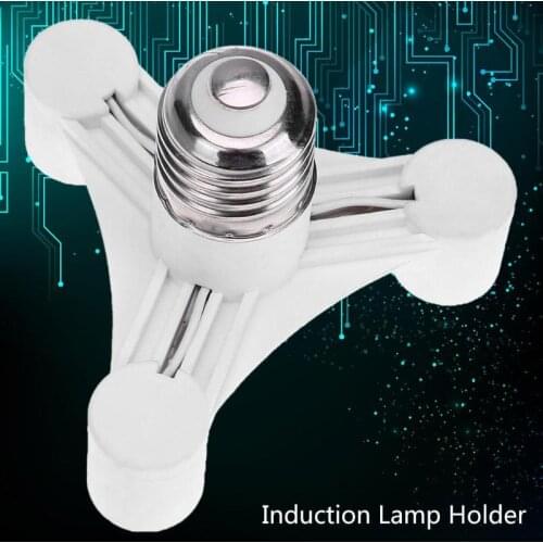 E27 to 3 E14 / E27 To 4 E14 Bulb Lamp Light Socket Adapter Splitter Converter Screw Induction Lamp Holder LED Bulb Base Lighting