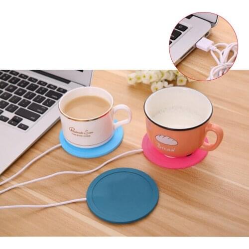 Cute Cartoon Warmer Cup Pad Hot Drinks Beverage Cup Mat Silicone Heater for Milk Tea Coffee Mug 899