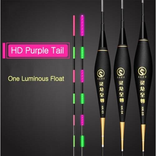 Super Long Nano Material Day And Night Dual Purpose High Sensitivity Turn Over Fast LED Fishing Float Electronic Luminous Buoy