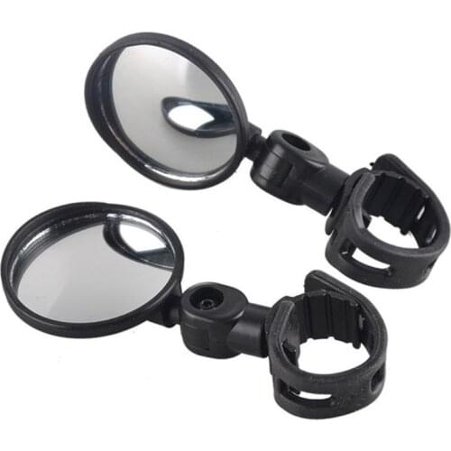 Bicycle Rear View Mirror 360 Degree Rotation MTB Mountain Road Bike Handlebar Rearview Convex Mirror Cycling Equipment