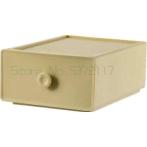 Household underwear socks underwear storage box drawer type finishing artifact three in one underwear compartment box