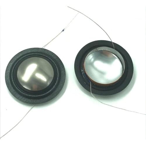 BWQ 2Pcs Audio Tweeter Speakers 25.5MM 25 Core Titanium Film Silk Edge Diaphragm Treble Voice Coil