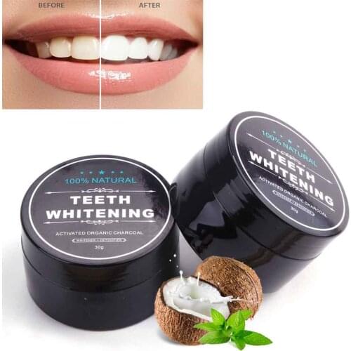 2Pcs Daily Use Oral Hygiene Scaling Powder Teeth Whitening Cleaning Packing Premium Activated Bamboo Charcoal Powder White Teeth