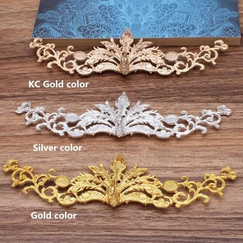 2pcs 51x165mm Phoenix Sheet Metal Connectors Alloy Gold Phoenix Connectors Charm DIY Accessories For Jewelry Making