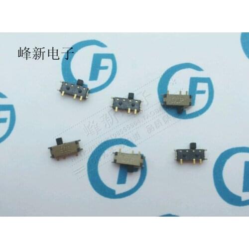5Pcs Taiwan MSS3-V-T/R SMD 7P toggle switch seven-foot 2-gear switch MP3/4 slide switch gold-plated