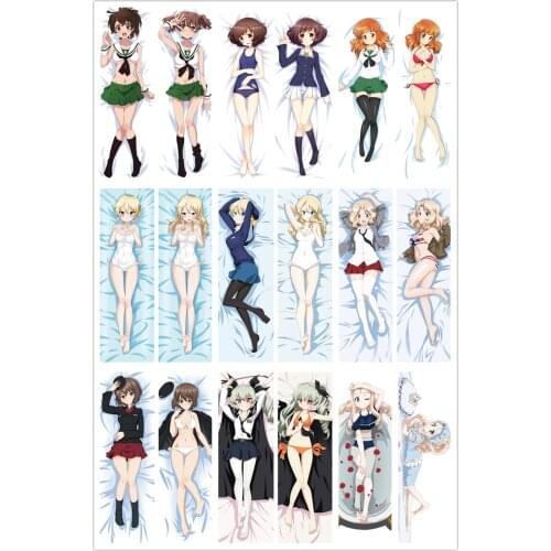 Anime Dakimakura Body GIRLS und PANZER 150x50cm 100x35cm Pillow Case Cover Manga 1