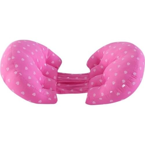 Maternity Waist Support Pillow MultiFunctional U-Shape Sleeping Pillow Belly Support Side Cushion Half Round Pillow Decorative