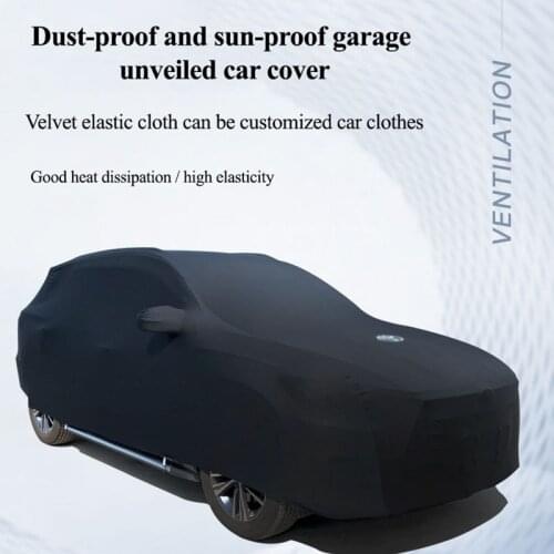 Car cover/Stretch cloth material/Dustproof/Sun protection/Garage unveiling car cover/Auto show beauty shop delivery ceremony