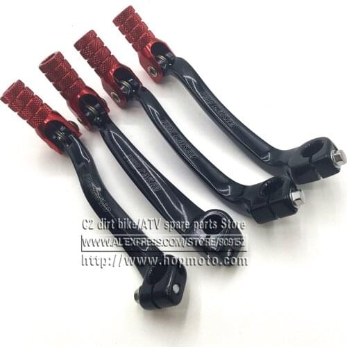 CRF150 CRF230 250 CRF450 2001-2015 CNC billet Motorcycle Aluminum Folding Gear Shifter Shift Lever Motocross Dirt Pit bike brake