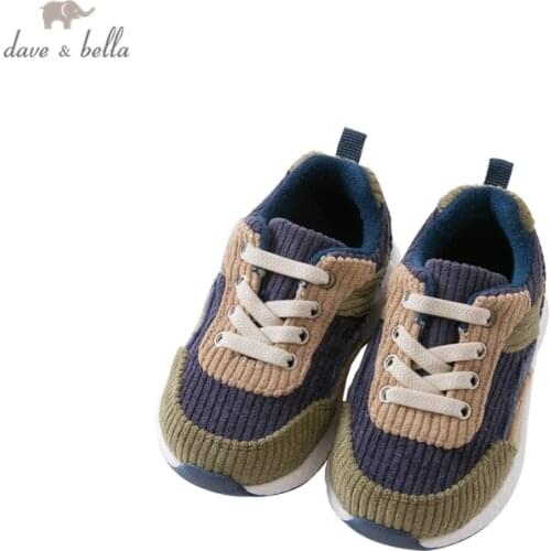 DBX15263 Dave Bella autumn baby boys fashion patchwork shoes new born boy casual shoes