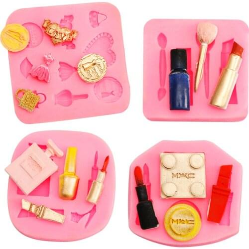 Makeup styling Sugar craft Silicone Mold Chocolate Candy Mould Cake Baking Decorating Tools Resin Art