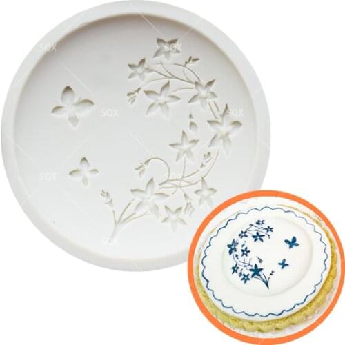 Flowers Fondant Cake Baking Molds,Moule Silicone,Cake Decorating Tools Pastry Tools Kitchen Accessories SQ1784