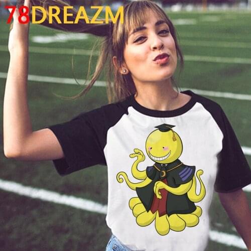 Assassination Classroom t-shirt women kawaii couple aesthetic vintage harajuku kawaii top tees clothes ulzzang