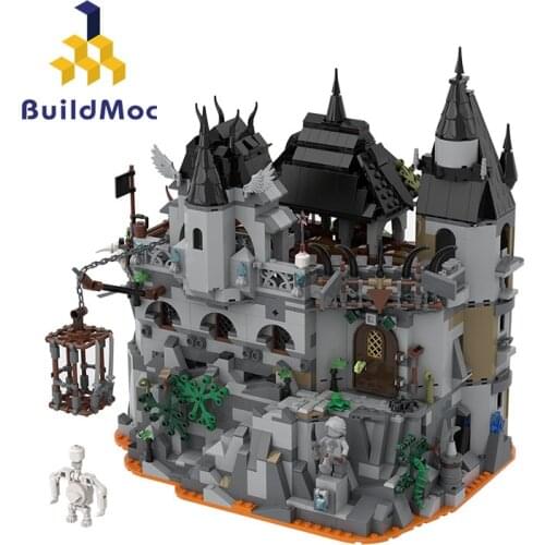 Moc-53816 Lava Fort Assembled Building Blocks Puzzle Toys Build Art With Building Blocks