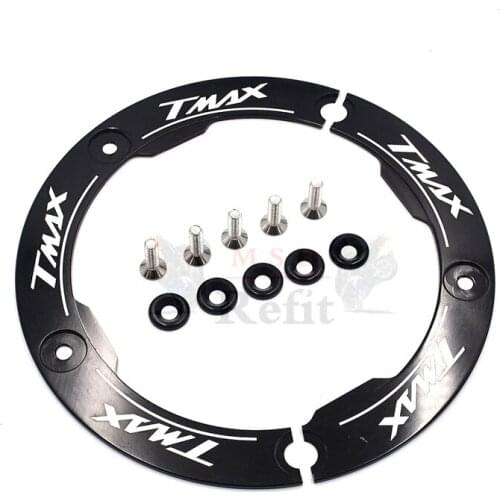 Motorcycle Aluminum Alloy Modified Accessories Transmission Belt Pulley Cover For Yamaha TMAX 530 TMAX530 T-MAX 530 2012-2016