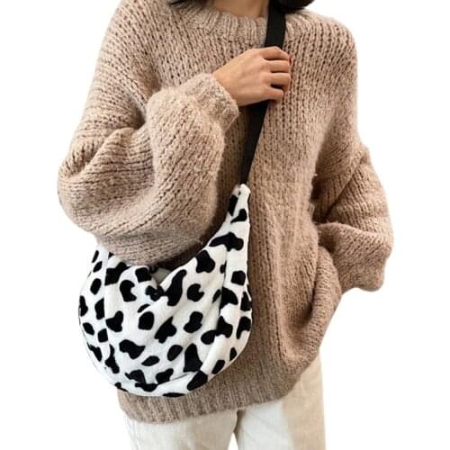 Spring New Arrival Cow Breast Bags Ladies Large Capacity Portable Kawaii Shopping Bags