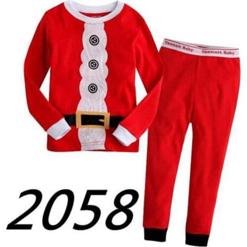 Autumn Winter Girls Pajamas Long Sleeve Boys Sleepwear Cotton Pyjamas Children Cartoon Kids Pijamas Sets for Nightwear 2-7Y