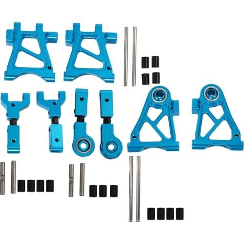 Aluminum Alloy Front Rear Upper Lower Suspension Arms for Tamiya TT-02 TT02 1/10 RC Car Upgrade Parts Accessories