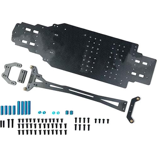 For TAMIYA XV01 Carbon Fiber Car Frame / Chassis for TAMIYA XV01 RC Car Modification Parts