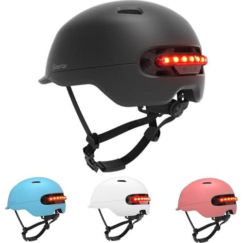 Smart4u Intelligent Bike Helmet Men Women kids Cycling MTB Bicycle Motorcycle Autobike Scooter LED Light Brake Warning