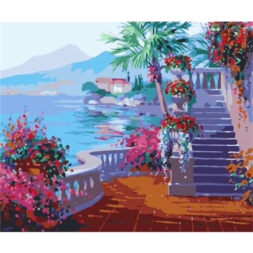 YIKEE Paintings By Numbers On Canvas