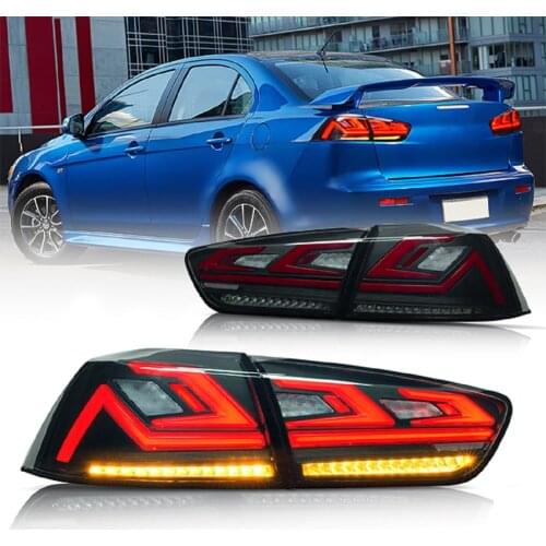 LED Tail Lights for Mitsubishi Lancer 2008-2017 TT-ABC DRL Car Taillight Assembly Signal Auto Accessories Lamp