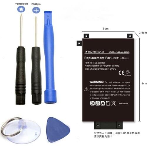 ISUN battery replacement for amazon kindle PaperWhite S2011-003-S 58-000008 MC-354775-03 DP75SD1 battery with tools