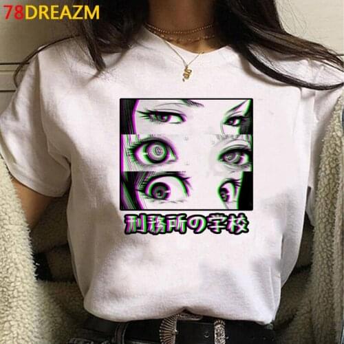 Tearful Girl summer top female aesthetic harajuku ulzzang couple 2021 t-shirt streetwear