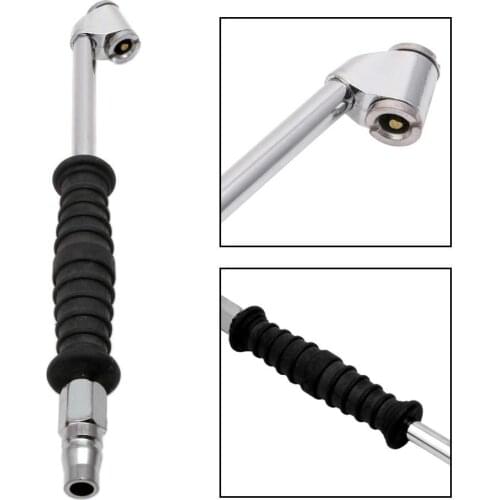 1Pcs Car Motorcycle bike Digital Tire Inflator With Pressure Gauge Dual Head Type Chuck Valve Quick Inflating Auto Accessories