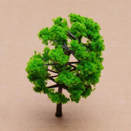 10 Pcs Model Tree Train Set Plastic Trunks Scenery Landscape HO N