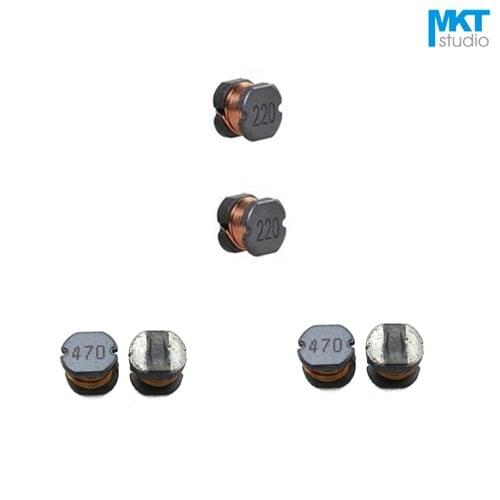 20Pcs SMD 5.8*5.2*4.5mm Chip Choke Coils Wire Wound Power Inductor 1/1.5/2.2/3.3/4.7/6.8/10/15/22/33/47/68/100/220/330/470uH