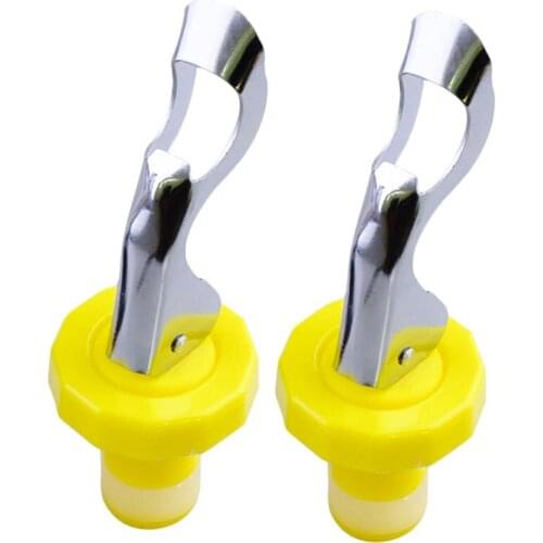 3pcs Manual Press Wine Vacuum Sealed Stopper Silicone Leakproof Wine Bottle Cover Beverage Bottle Saver Cap