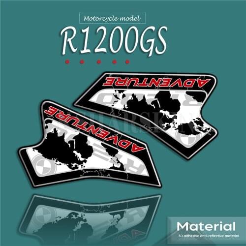 3D fairing sticker fuel tank protection side anti-scratch sticker fuel tank for BMW R1200GS r1200 gs 2014-2016 Moto sticke