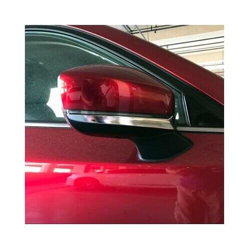Side Door Mirror Bottom Stripe Cover Trim 2pcs For Mazda CX-5 2nd Gen 2017-2019