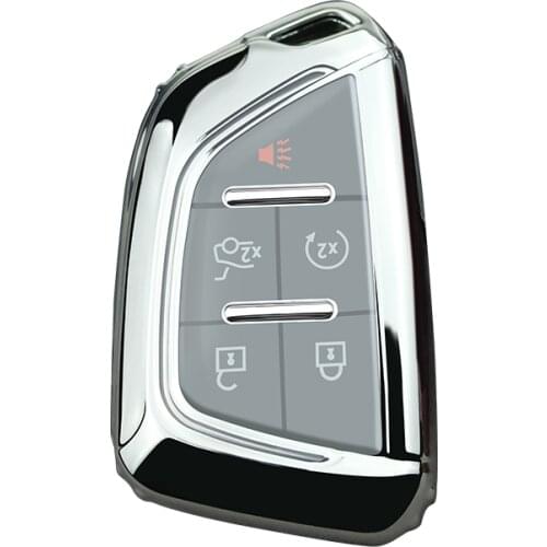 Car Key Cover Protector Case For Cadillac Escalade CTS XTS ATS ATS-L XLS SRX 2015 4/5 Button 28T CTS-V XT5 CT6 Accessories