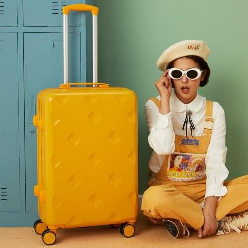Suitcase female small 20 inch ins fashion travel luggage new 24 light password Trolley Case boarding suitcase male 26