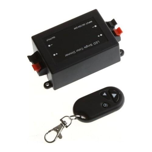 DC 12V 24V RF Wireless Controller Switch LED Dimmer Spotlight Strip Light