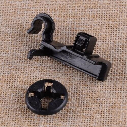 DWCX 2PCS 53452-02060 Plastic Car Hood Prop Rod Clip Grommet 90480-15034 Fit for Toyota Corolla 2003 2004 2005 2006 2007 2008