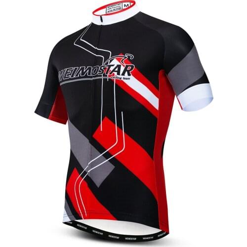 Cycling Jerseys Men Breathable Summer Bicycle Tops Mtb Bike Shirts Short Sleeve Quick Dry S-3XL