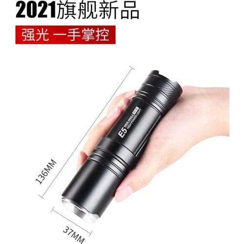 Waterproof Torch Outdoor Lighting Rechargeable Led High Power Most Powerful Flashlight 50000 Lumens Big Lamp Latarka Home Eg50sd