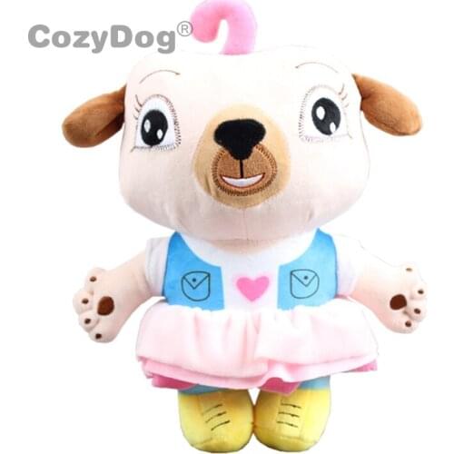 30cm Chip And Potato Toys Pink Dog Stuffed Animal Doll Kids Toy Christmas Gift Hot Sale