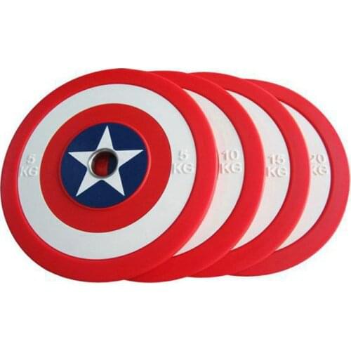 U.S. Captain PU Dumbbell Big Hole Bell Piece U.S. Captain PU Dumbbell U.S. Captain PU Barbell Factory Outlet