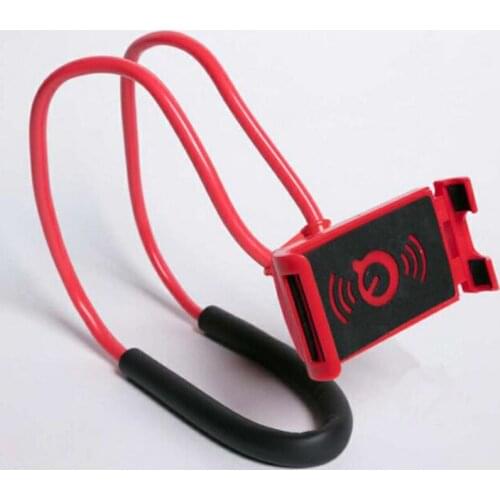2018 HOT New Universal Lazy Neck Hanging Holder Mobile Phone Holder Clip Tablet Pad Neck Stand Support Snake-like Flexible