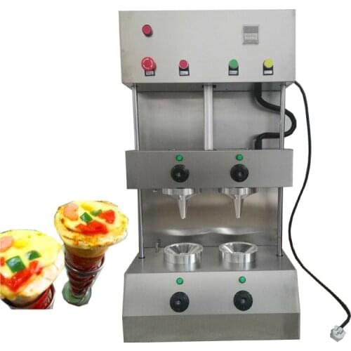 Hot Selling Two Pieces Molds Commercial Pizza Cone Machine Pizza Bakery Machine Pizza Cone Machine 220V
