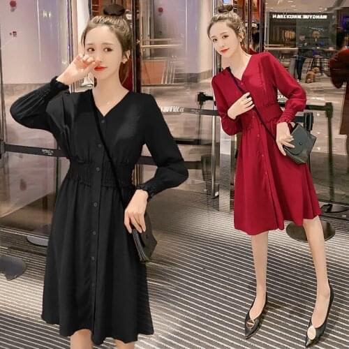Fashion Breastfeeding Maternity Nursing Dress Spring Casual postpartum Pregnancy Dress clothes for pregnant women Party Dress