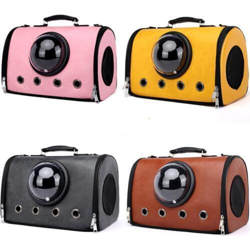 New Pet Handbag Out Portable Breathable Dog Bag Foldable Space Capsule Pet Bag Travel Hand Bag Cat Dog Bag