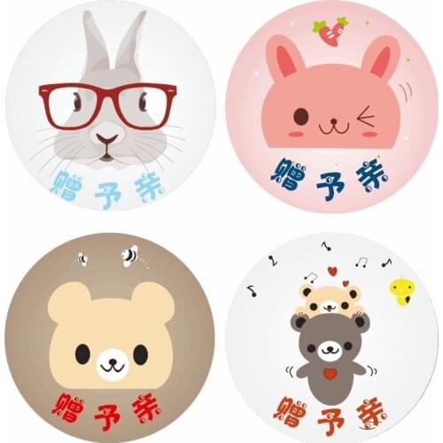 Wholesales 1000pcs/lot Custom Stickers with Logo Recyclable Matte Copperplate Paper for Clothing Bags Decoration