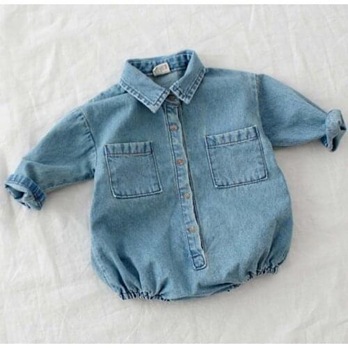 Autumn New Baby Cowboy Bodysuit Long Sleeve Jumpsuit For Boys Toddler Newborn Overalls Baby Girl Clothe