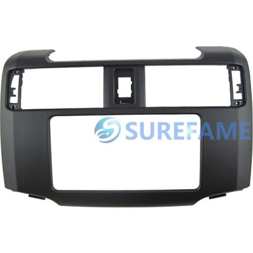 Car Radio Install Panel for Toyota 4Runner 2009+ Dash Kit Fascia Face Plate Trim Install Kit Stereo Facia Bezel Cover Adapter