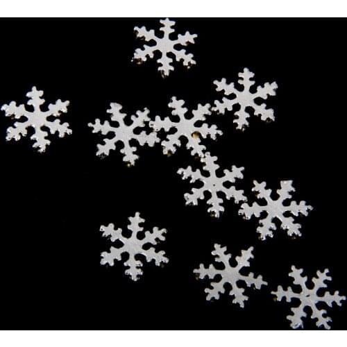 10 Pcs Silver Snowflake Resin Cabochon Flatback Jewelry Making Craft Supplies DIY Hair Accessories Mobile Phone Decoration,14mm
